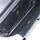 Christian Dior Hand Bag Leather Black Gold Auth ep14233-12