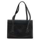 Christian Dior Hand Bag Leather Black Gold Auth ep14233-2