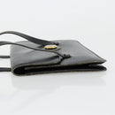 Christian Dior Hand Bag Leather Black Gold Auth ep14233-4