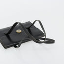 Christian Dior Hand Bag Leather Black Gold Auth ep14233-7