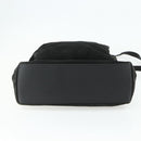 GUCCI Bamboo Hand Bag Suede 2way Black Gold 002 2122 0506 Auth ep14234-5