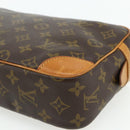LOUIS VUITTON Monogram Compiegne 28 Clutch Bag M51845 LV Auth ep14235-15