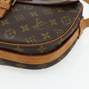 LOUIS VUITTON Monogram Jeune Fille GM Shoulder Bag M51225 LV Auth ep14236-15