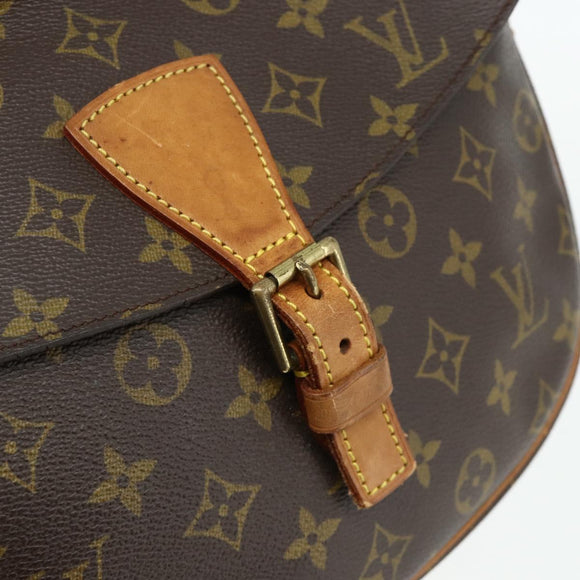 LOUIS VUITTON Monogram Jeune Fille GM Shoulder Bag M51225 LV Auth ep14236