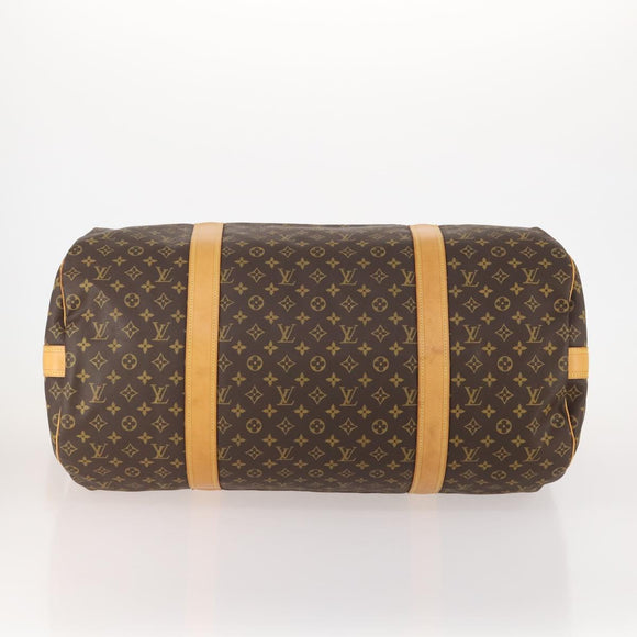 LOUIS VUITTON Monogram Sac Polochon 65 Boston Bag 2way M41222 LV Auth ep14237A