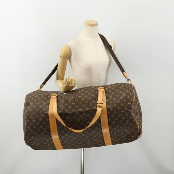 LOUIS VUITTON Monogram Sac Polochon 65 Boston Bag 2way M41222 LV Auth ep14237A