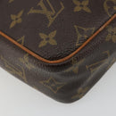 LOUIS VUITTON Monogram Compiegne 23 Clutch Bag M51847 LV Auth ep14240-14