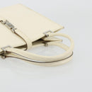GUCCI Jackie Hand Bag Leather Ivory Silver 002 1065 Auth ep14245-7