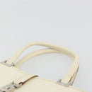 GUCCI Jackie Hand Bag Leather Ivory Silver 002 1065 Auth ep14245-8