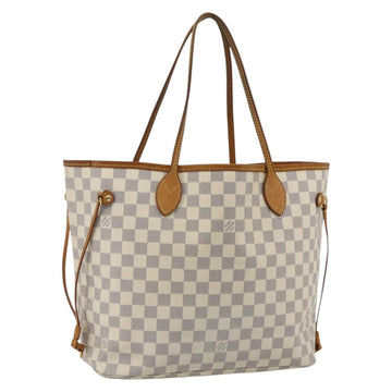 LOUIS VUITTON Damier Azur Neverfull MM Tote Bag N41605 LV Auth ep14247