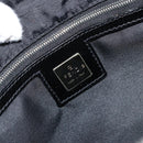 FENDI Zucca Canvas Hand Bag Black Silver Auth ep14249A-18