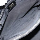 FENDI Zucca Canvas Hand Bag Black Silver Auth ep14249A-10