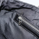 FENDI Zucca Canvas Hand Bag Black Silver Auth ep14249A-21