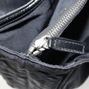 FENDI Zucca Canvas Hand Bag Black Silver Auth ep14249A-23