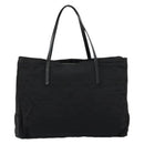 FENDI Zucca Canvas Hand Bag Black Silver Auth ep14249A-2