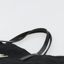 FENDI Zucca Canvas Hand Bag Black Silver Auth ep14249A-8