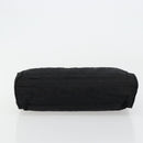 FENDI Zucca Canvas Hand Bag Black Silver Auth ep14249A-5