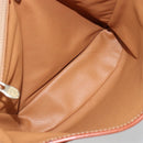CELINE Macadam Canvas Tote Bag PVC Leather Brown Gold Auth ep14253-11