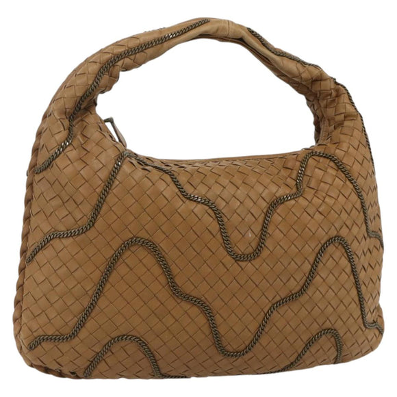 BOTTEGA VENETA INTRECCIATO Hand Bag Leather Brown 169866 Auth ep14255V