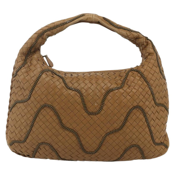 BOTTEGA VENETA INTRECCIATO Hand Bag Leather Brown 169866 Auth ep14255V