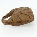 BOTTEGA VENETA INTRECCIATO Hand Bag Leather Brown 169866 Auth ep14255V-3