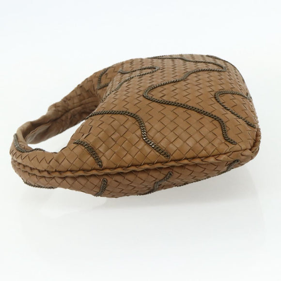 BOTTEGA VENETA INTRECCIATO Hand Bag Leather Brown 169866 Auth ep14255V
