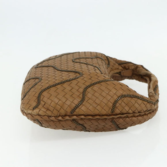 BOTTEGA VENETA INTRECCIATO Hand Bag Leather Brown 169866 Auth ep14255V