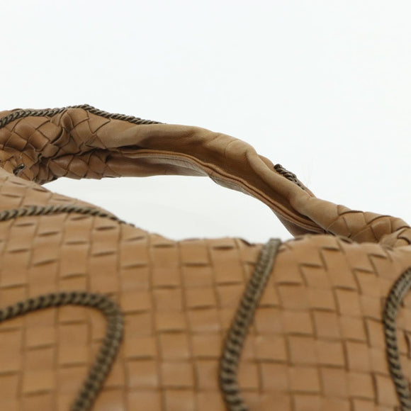 BOTTEGA VENETA INTRECCIATO Hand Bag Leather Brown 169866 Auth ep14255V