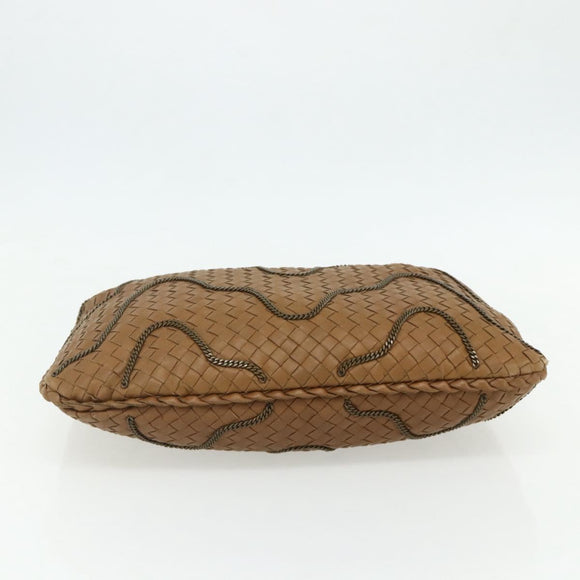 BOTTEGA VENETA INTRECCIATO Hand Bag Leather Brown 169866 Auth ep14255V