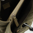 GUCCI Bamboo Hand Bag Nylon Beige Silver 002 1016 Auth ep14257-22