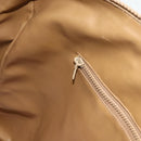 CELINE Macadam Canvas Boston Bag PVC Leather Brown Gold Auth ep14259A-21
