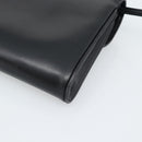 GUCCI Shoulder Bag Leather Black Gold Auth ep14267A-14