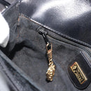 GUCCI Shoulder Bag Leather Black Gold Auth ep14267A-20