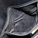 GUCCI Shoulder Bag Leather Black Gold Auth ep14267A-21