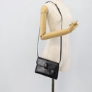 GUCCI Shoulder Bag Leather Black Gold Auth ep14267A-26