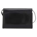 GUCCI Shoulder Bag Leather Black Gold Auth ep14267A-3