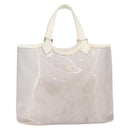 LOUIS VUITTON Epi Plage Lagoon Bay Tote Bag White Clear M92151 LV Auth ep14269-2