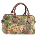 GUCCI GG Supreme Boston Bag PVC Beige Silver 409529 Auth ep14278-1