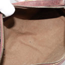 GUCCI GG Supreme Boston Bag PVC Beige Silver 409529 Auth ep14278-18