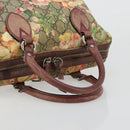 GUCCI GG Supreme Boston Bag PVC Beige Silver 409529 Auth ep14278-7