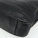 GUCCI Bamboo Shoulder Bag Leather 2way Black Gold 001 1577 Auth ep14290-12