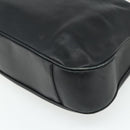 GUCCI Bamboo Shoulder Bag Leather 2way Black Gold 001 1577 Auth ep14290-14