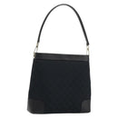 GUCCI GG Canvas Shoulder Bag Black Gold 001 4231 Auth ep14295A-1