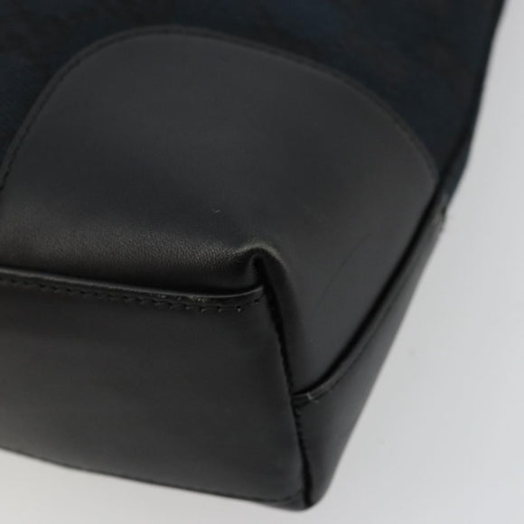 GUCCI GG Canvas Shoulder Bag Black Gold 001 4231 Auth ep14295A