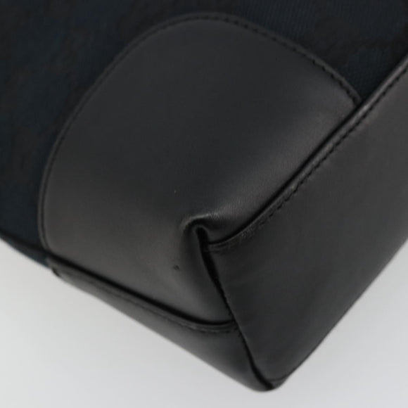 GUCCI GG Canvas Shoulder Bag Black Gold 001 4231 Auth ep14295A