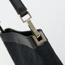 GUCCI GG Canvas Shoulder Bag Black Gold 001 4231 Auth ep14295A-9