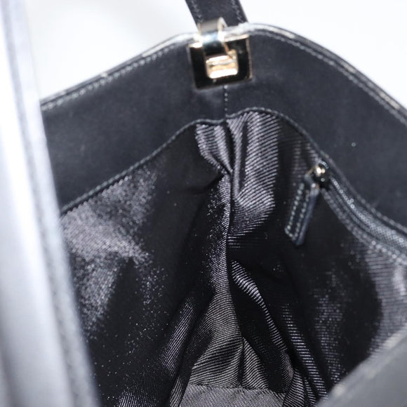 GUCCI GG Canvas Shoulder Bag Black Gold 001 4231 Auth ep14295A