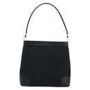 GUCCI GG Canvas Shoulder Bag Black Gold 001 4231 Auth ep14295A-13