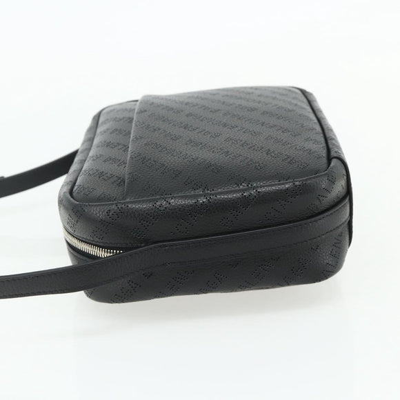 BALENCIAGA Every Day Shoulder Bag Leather Black 679267 Auth ep14300V