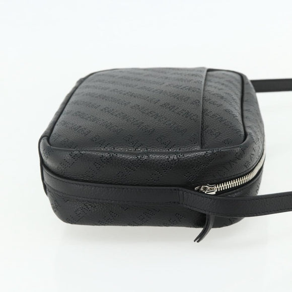 BALENCIAGA Every Day Shoulder Bag Leather Black 679267 Auth ep14300V